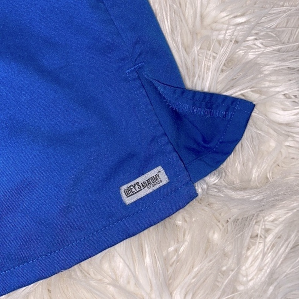 Greys Anatomy blue scrub top size XLarge - Picture 7 of 8